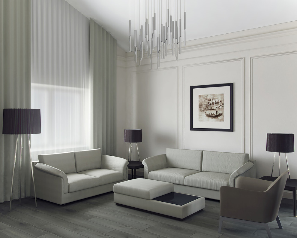 Интерьер частного дома в Московской области.