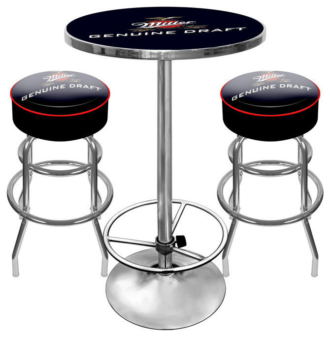 Ultimate Miller Genuine Draft Pub Table and Stools Combo