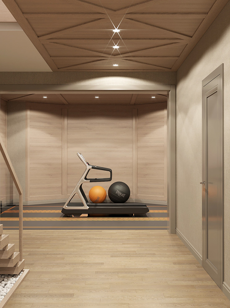 Тренажерный зал в загородном доме