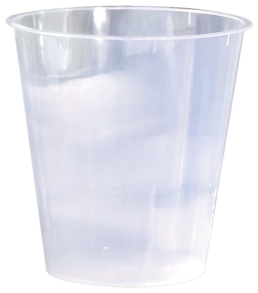 nu steel 8 Qt Plastic Wastebasket Liner Contemporary Wastebaskets