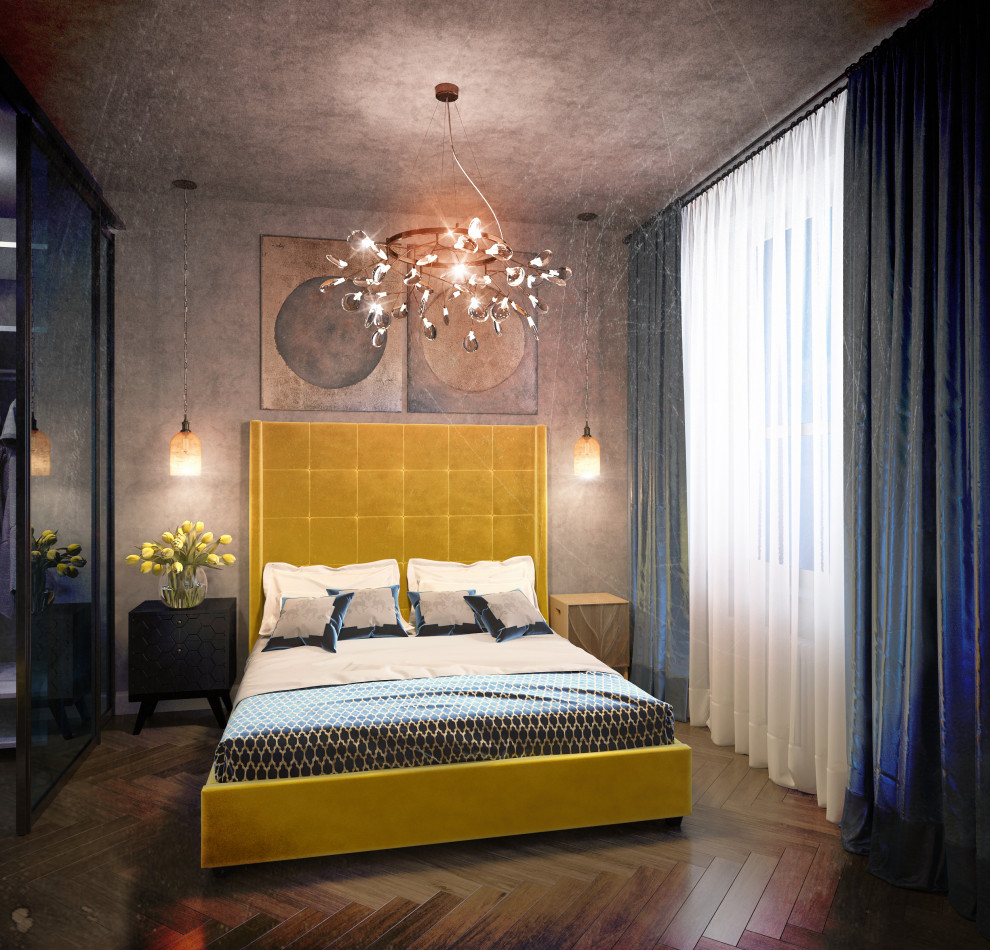 Interior design of a residential flat in The housing complex "Dynasty" at Moscow