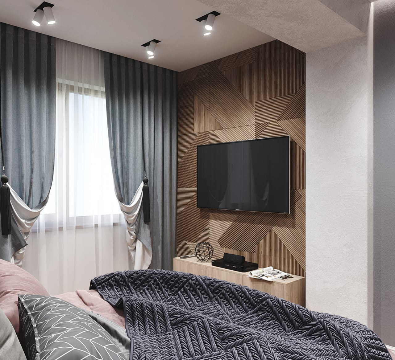 Дизайн интерьера 2комнатной квартиры 75 м2