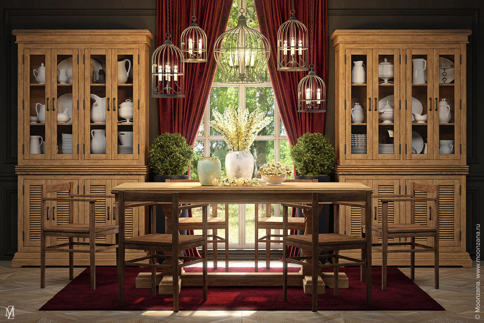 Столовая с использованием мебели серии Репаблик