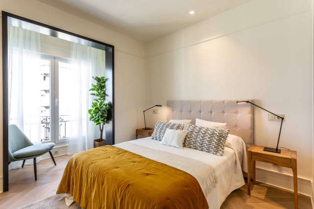 Home Staging en Madrid en el barrio de Almagro eklektisk-sovevaerelse