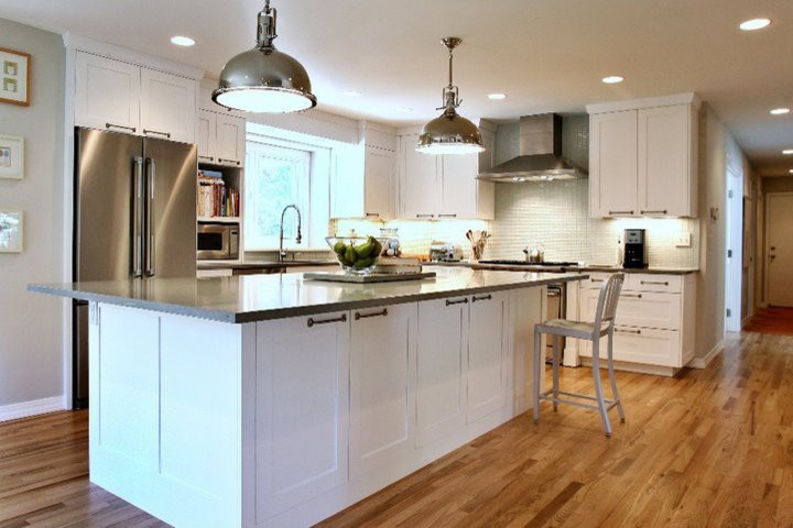Inspiration for a transitional kitchen remodel in Denver