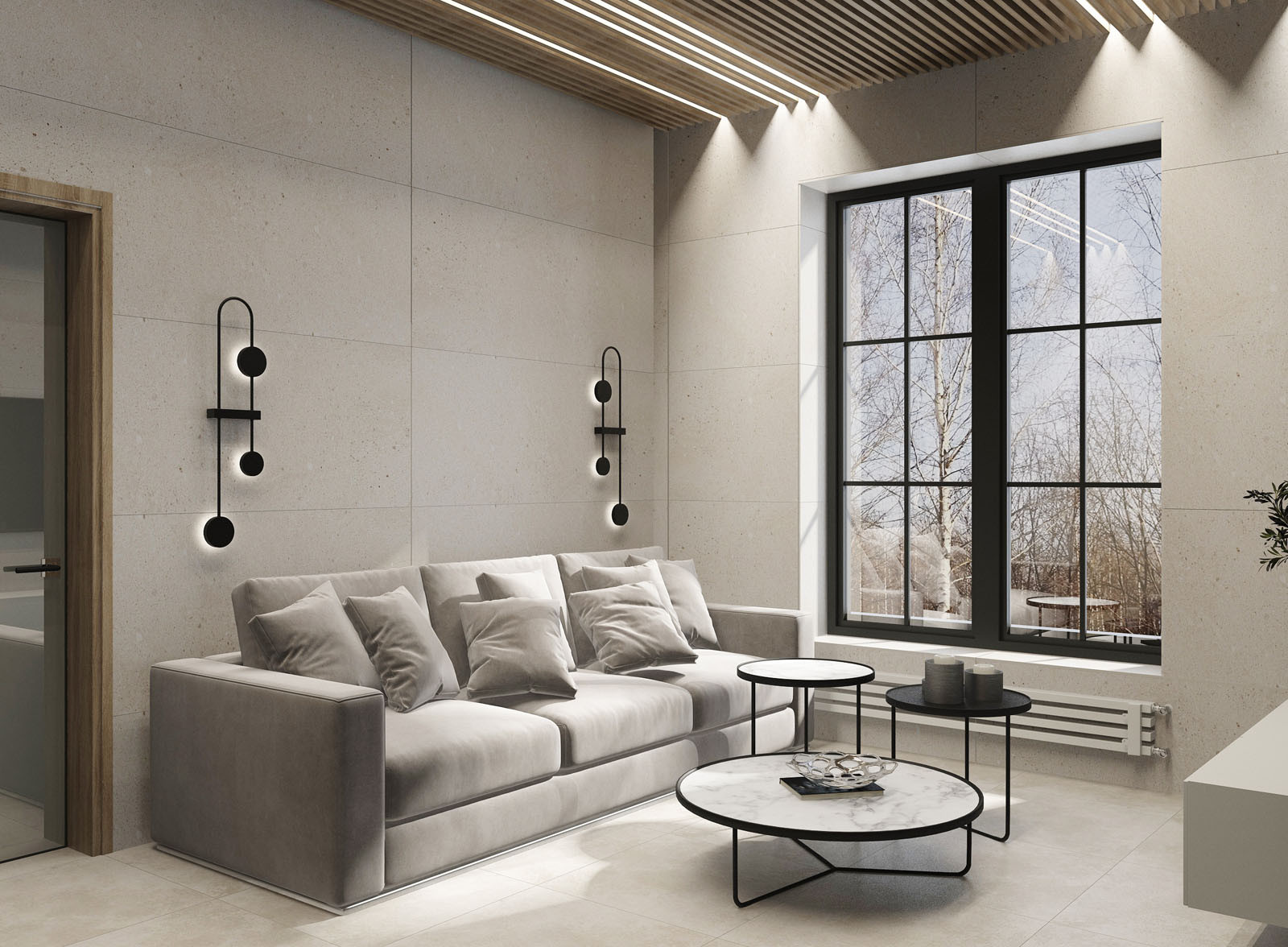 Комната отдыха в частном доме 67m2