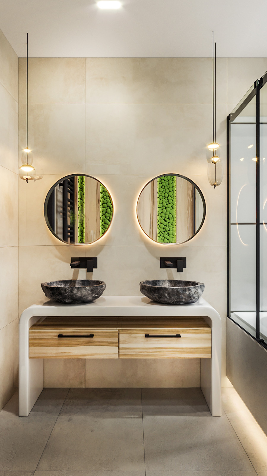 Дизайн-проект квартиры 100кв.м. для семьи из 4х человек в Северном парке