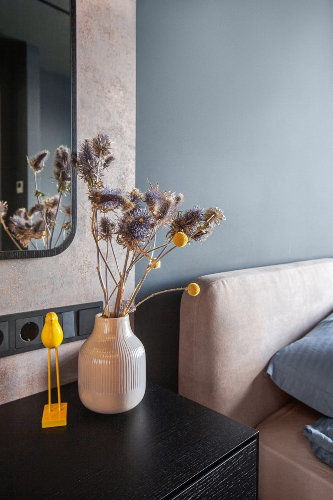 Проект квартиры в ЖК "Серебряный парк". Краска, штукатурка, микроцемент.