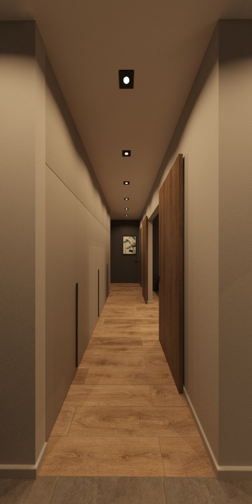 Дизайн проект квартиры в темных тонах