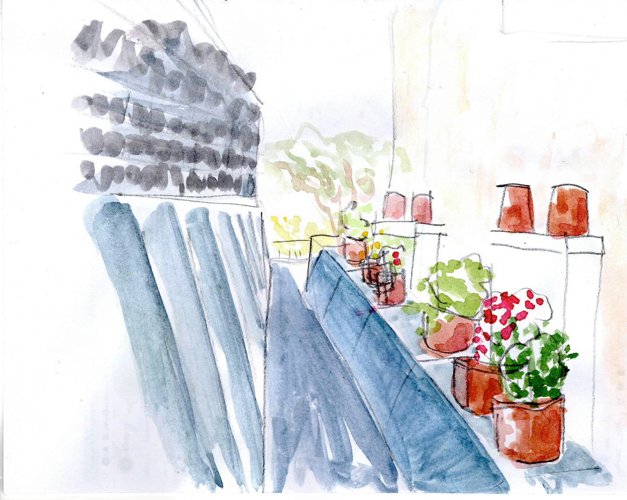 Potager et cheminées