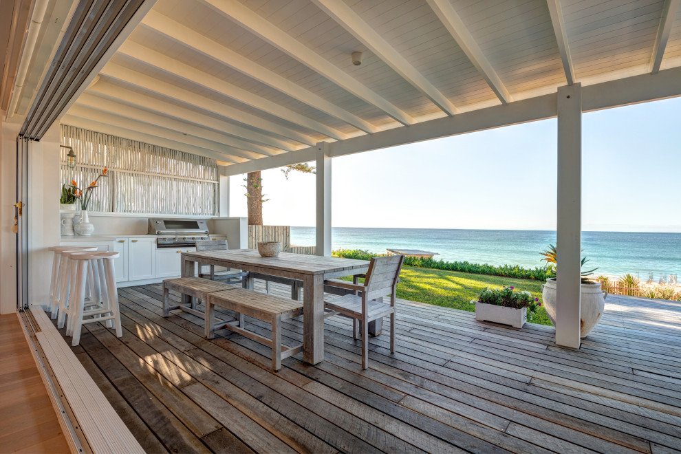 This is an example of a beach style deck in Central Coast.