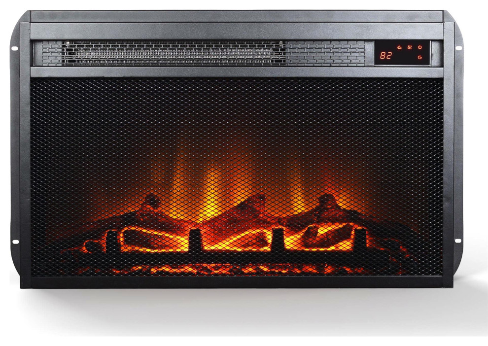 AltraFlame 23"x14" Mesh Front Low Profile Electric Fireplace Insert