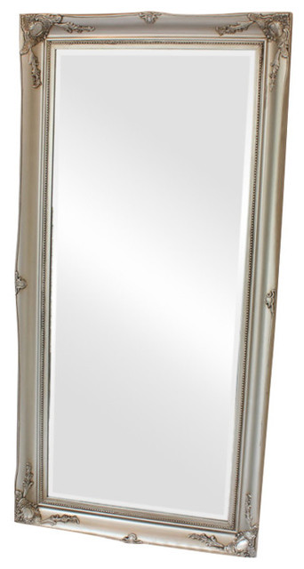 Large Silver Ornate Wall Floor Mirror 158cm X 78cm Traditional Large Silver Ornate Wall Floor Mirror 158cm X 78cm Traditional Mirrors By Melody Maison