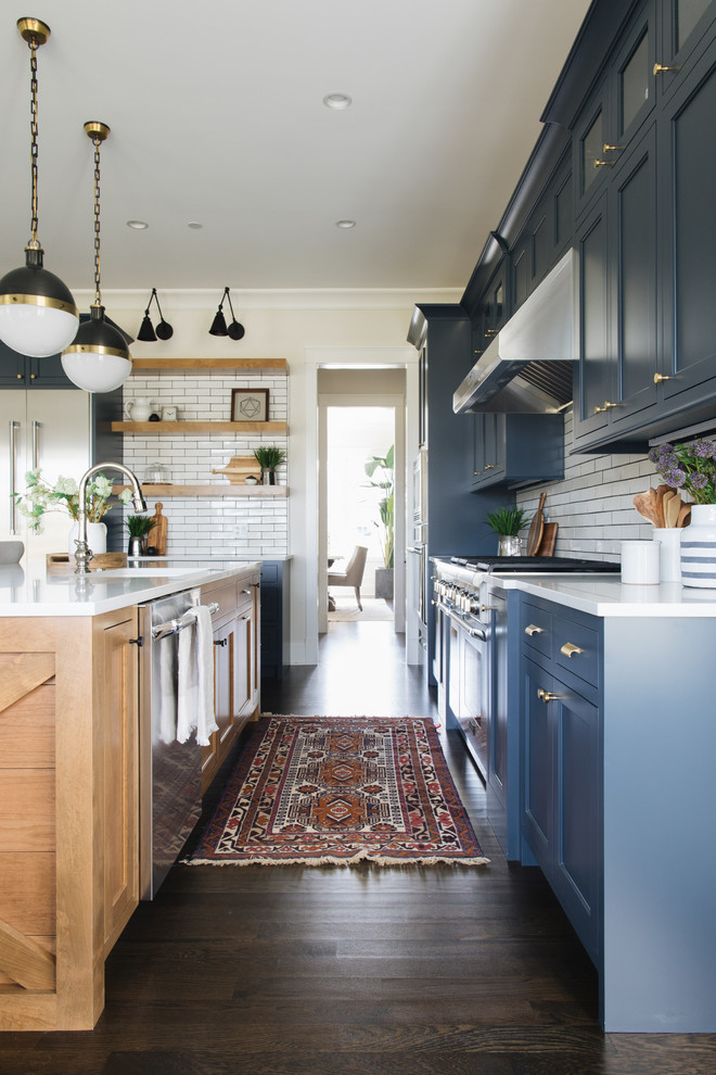 Transitional kitchen photo in Chicago