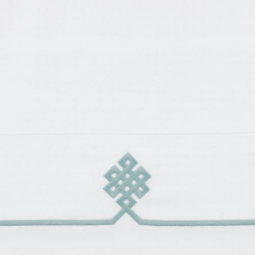 Aqua Gobi Embroidered Pillowcases