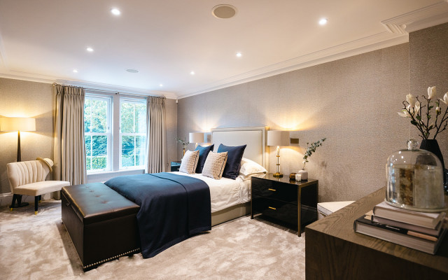Weybridge Townhouse contemporary-sovrum