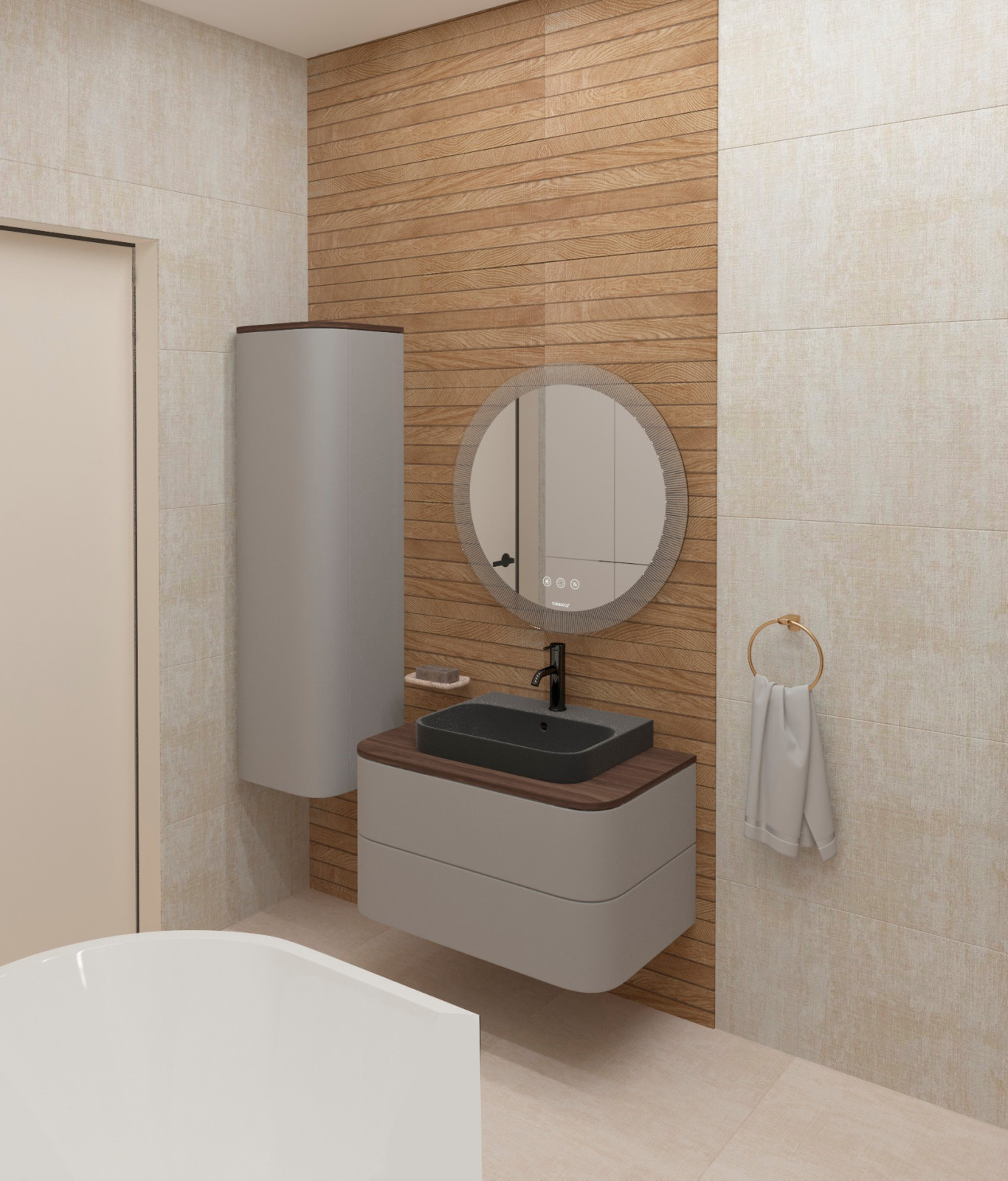 Загородный дом в светлых тонах