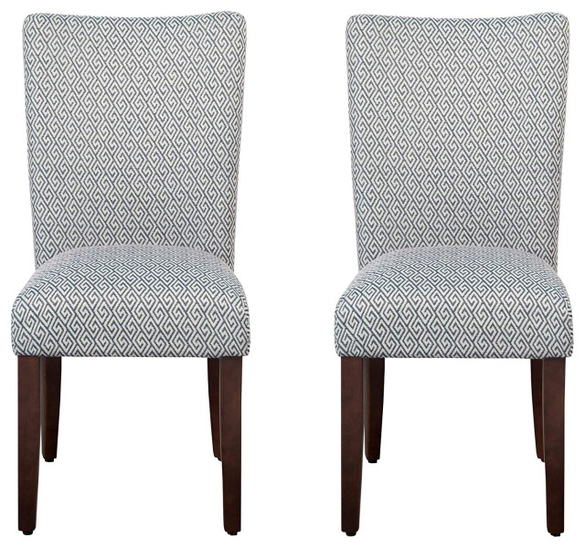 Classic Upholstered Accent Dining Chair, Set of 2 Midcentury Dining