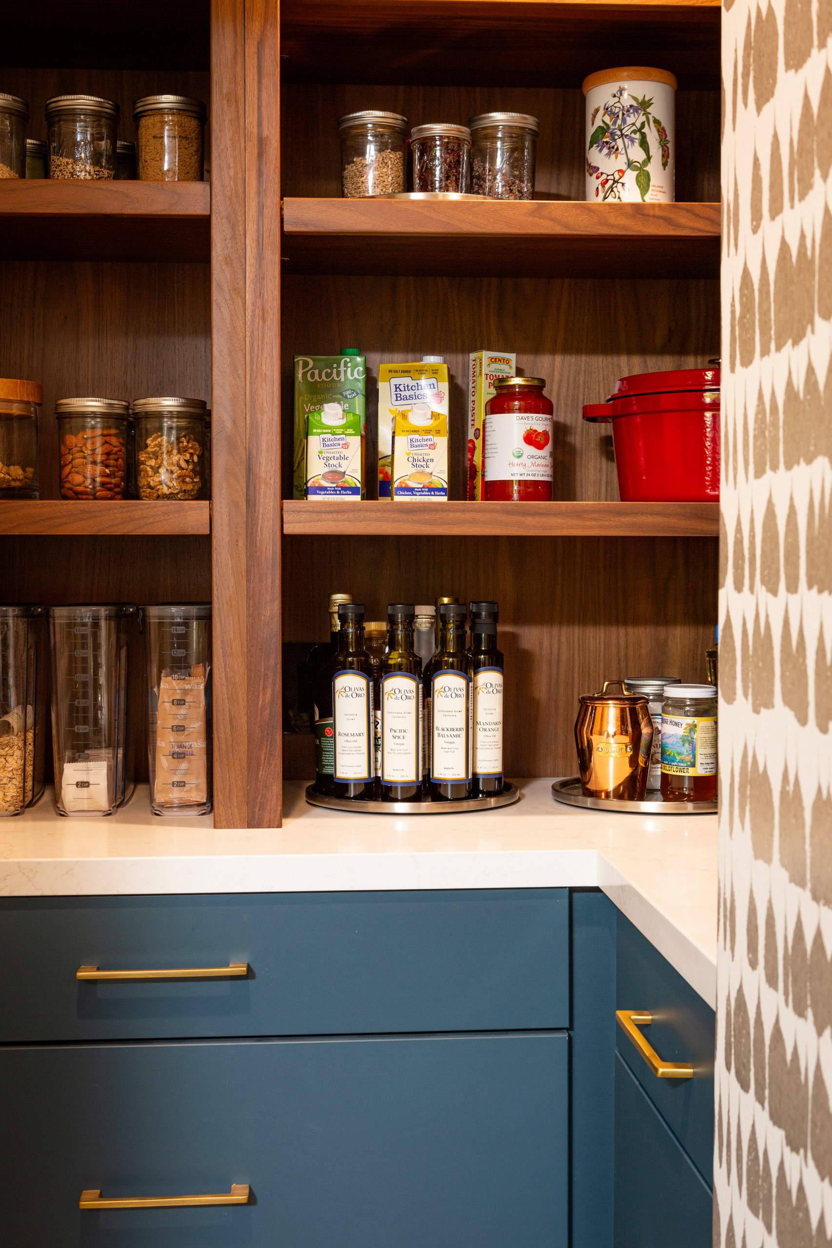 Westlake Village Modern Walnut Kitchen