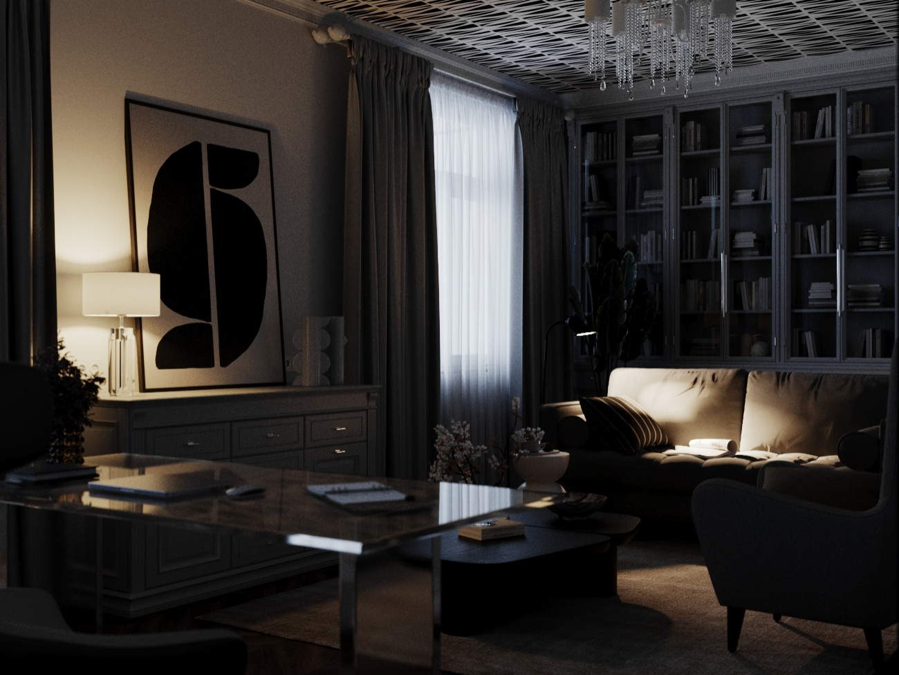 Кабинет-библиотека