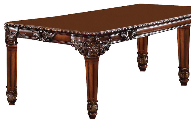 Acme Winfred Rectangular Dining Table Cherry Victorian Acme Winfred Rectangular Dining Table Cherry