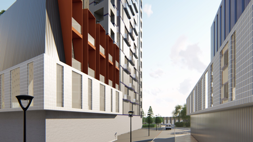 Проект комплекса зданий областной клинической больницы в Смоленской области