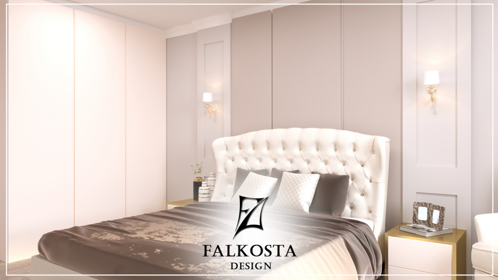 Гостеприимная квартира в неоклассике