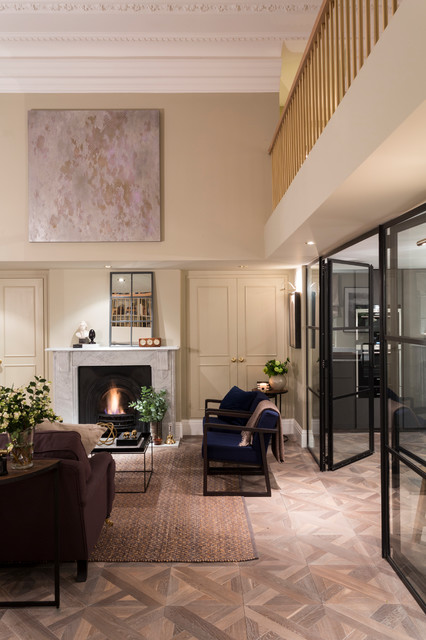 Lancaster Gate transitional-living-room