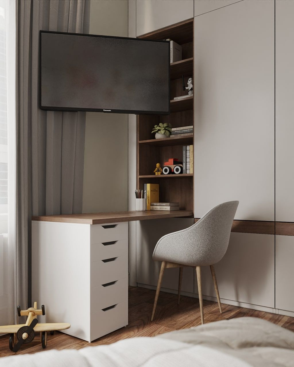 Раменки. Элегантный минимализм для молодой семьи