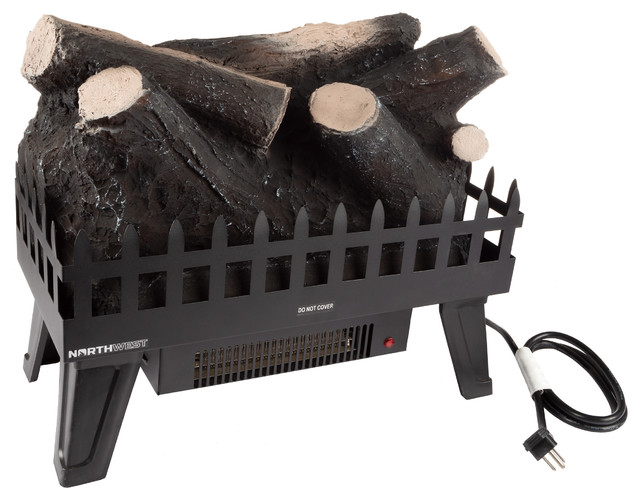 Northwest LED Electric Log Heater Insert for Fireplaces