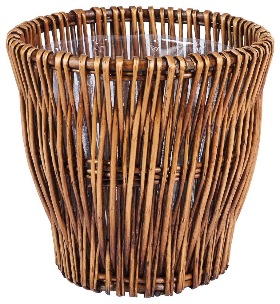 Small Reed Willow Waste Basket