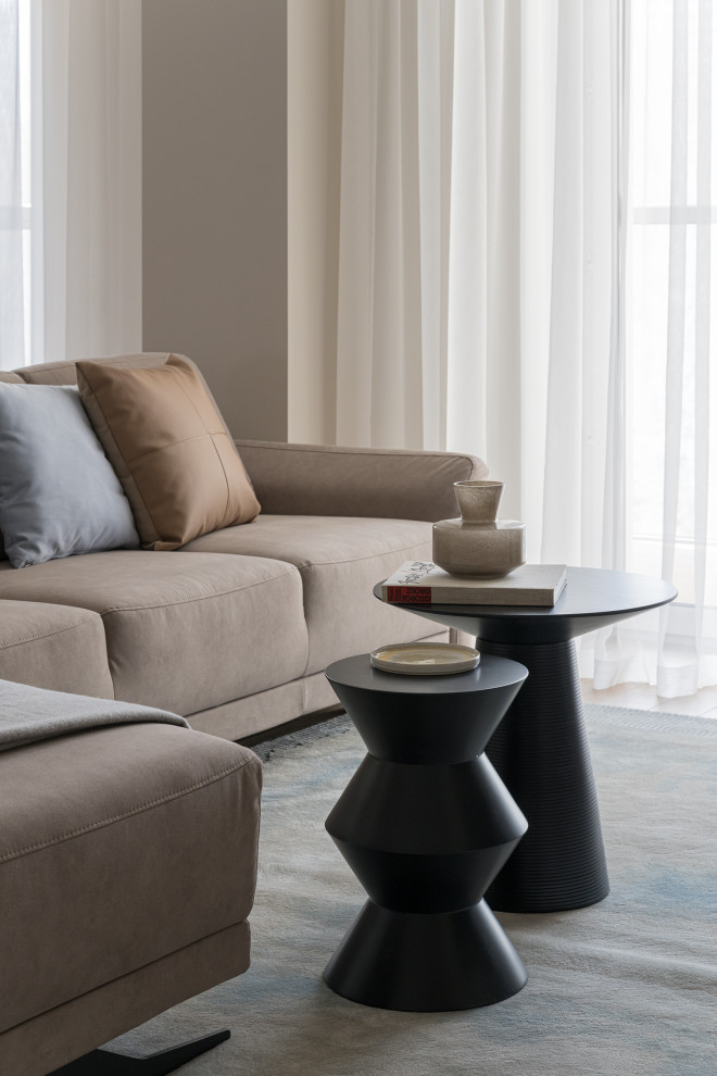 Фото кухни-гостиной в ЖК Ньютон