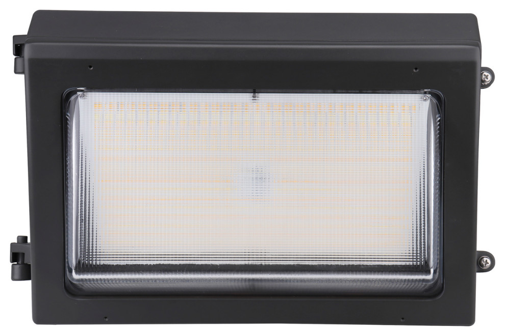 LED Wall Pack, Bronze Transitional Outdoor Wall Lights And Sconces