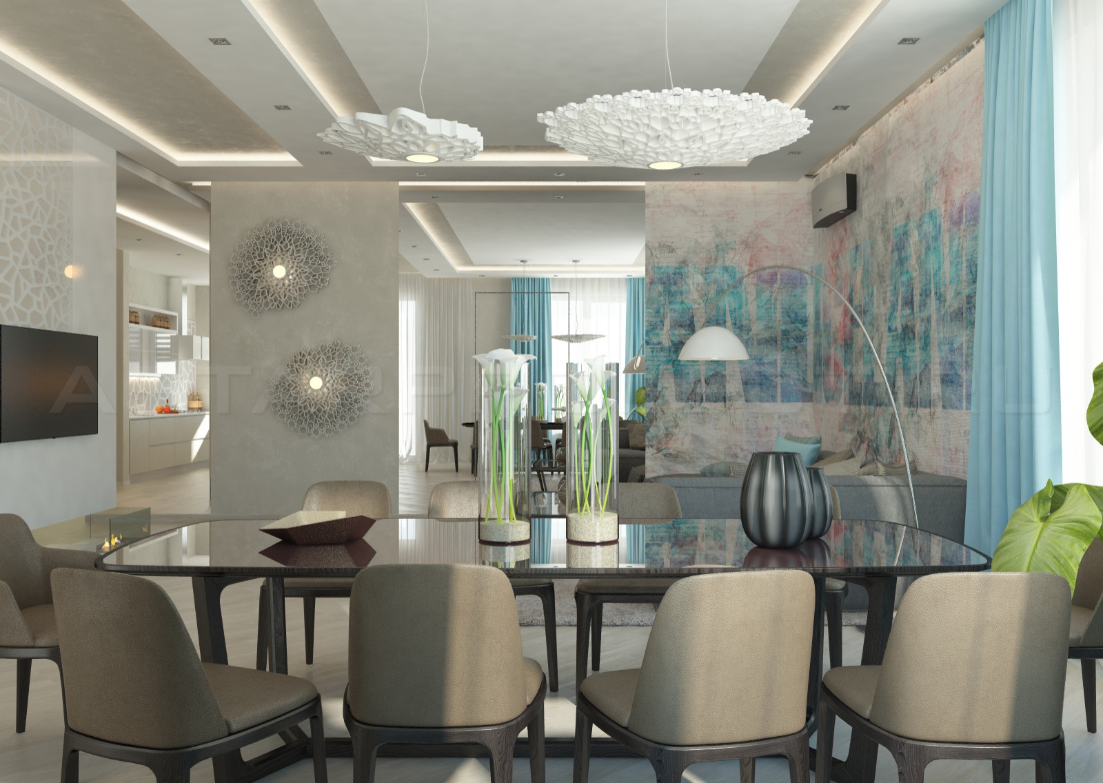 Краски лета(гостиная)