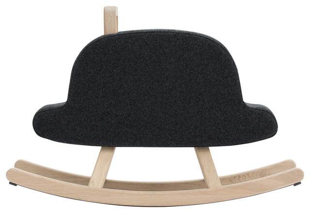 Iconic Bowler Hat Rocking Horse