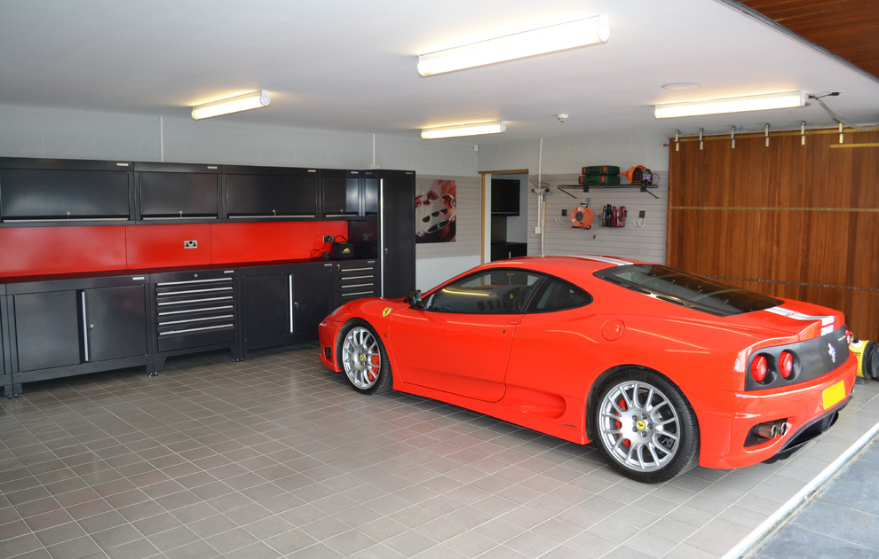 Design ideas for a modern garage in Other.