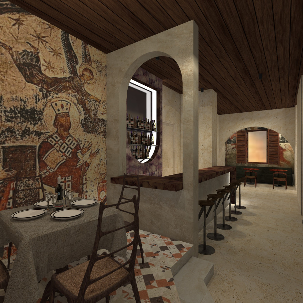 дизайн-проект кафе Вардзия