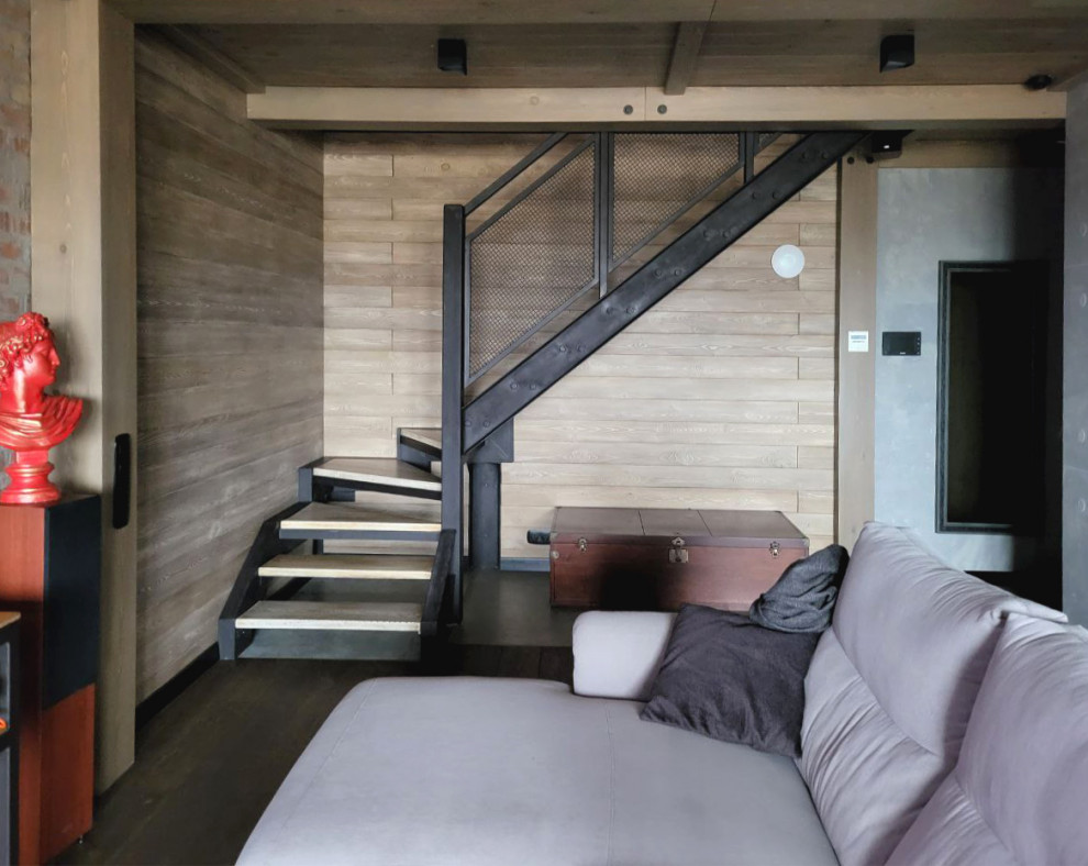 Двухъярусная квартира в стиле Лофт