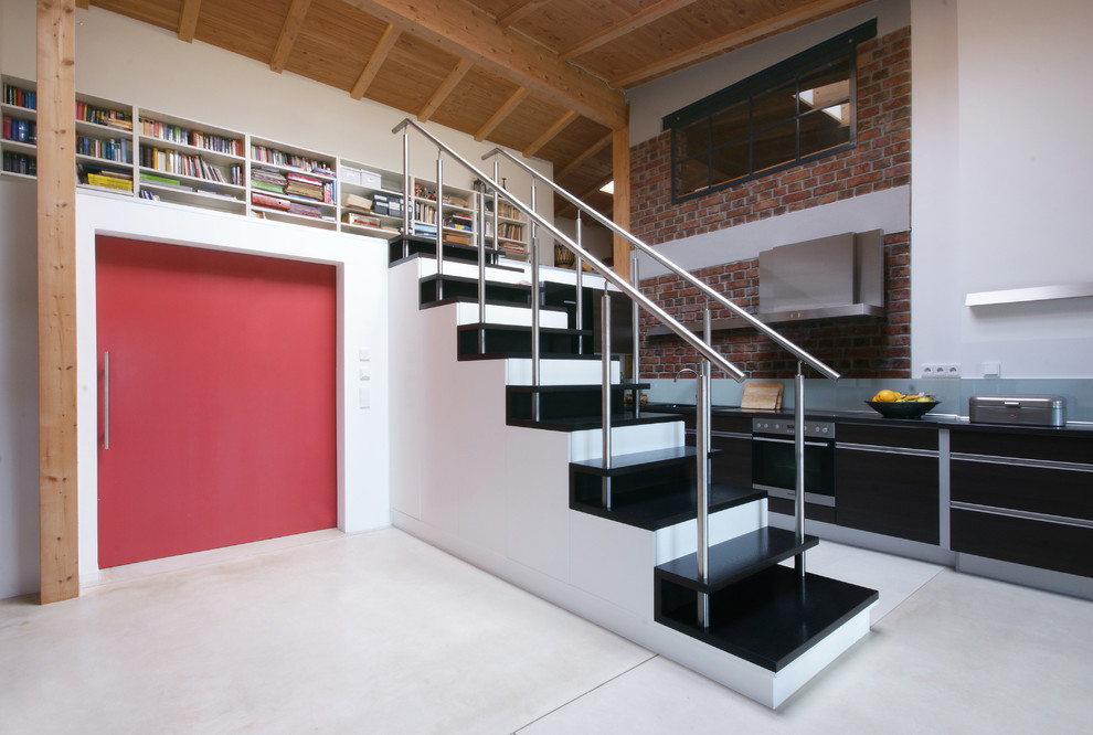 Gerade, Kleine Industrial Treppe in Leipzig