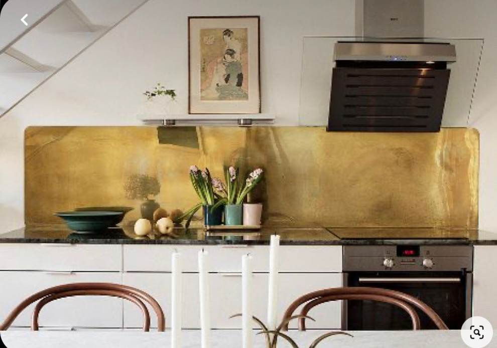 Brass Backsplash