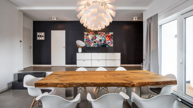 Einfamilienhaus in NRW modern-dining-room