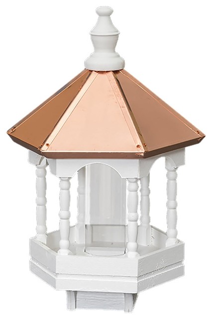 22 Copper Top Bird Feeder Gazebo With Spindles Asian Bird