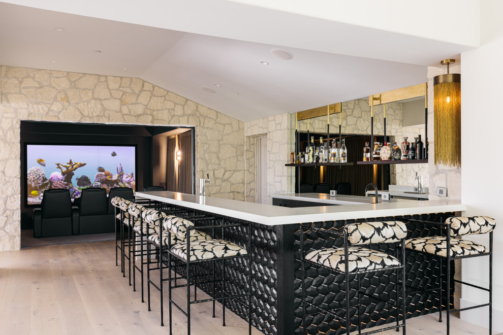 Custom Home, Encinitas - Contemporary - Home Bar - San Diego - by ...