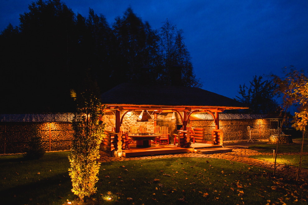 Архитектурное освещение беседки