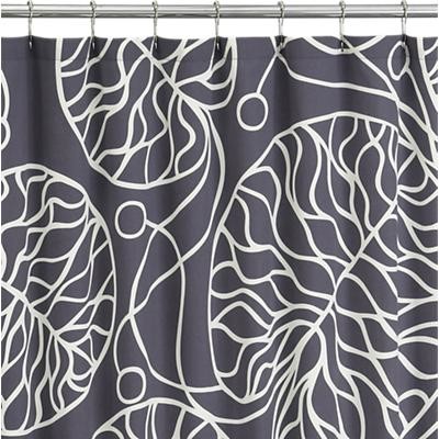 Marimekko Bottna Slate Shower Curtain Contemporary Curtains By Marimekko Bottna Slate Shower Curtain