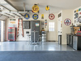 Industrial Garage by Nicole Arnold Interiors