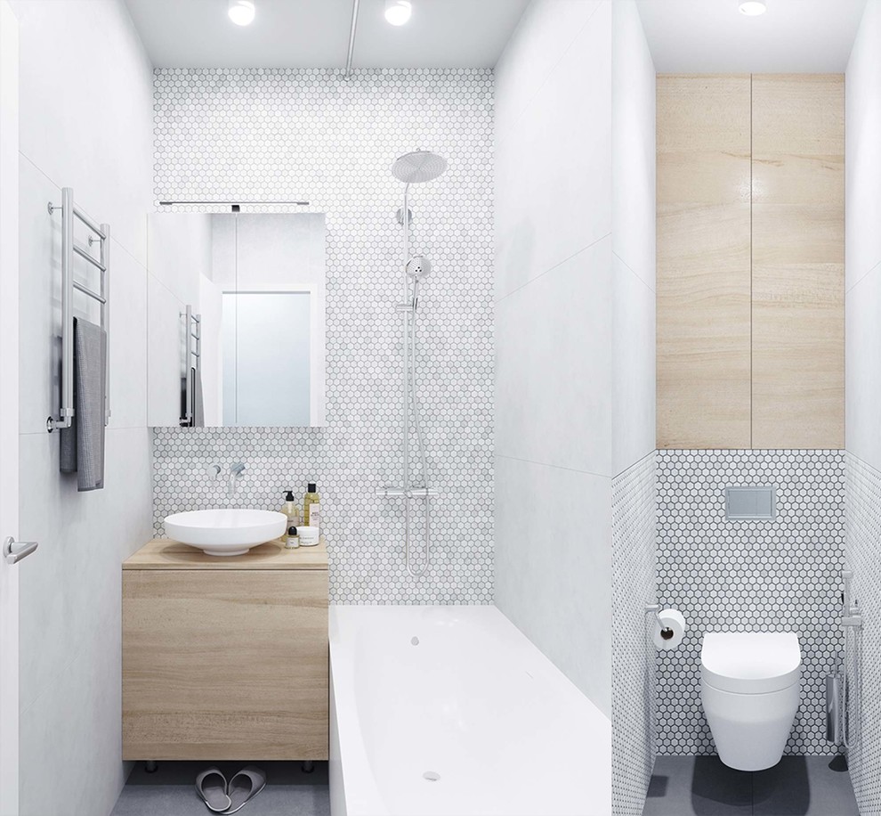 дизайн-проект ванной и туалета