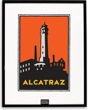 Alcatraz Print by Michael Schwab