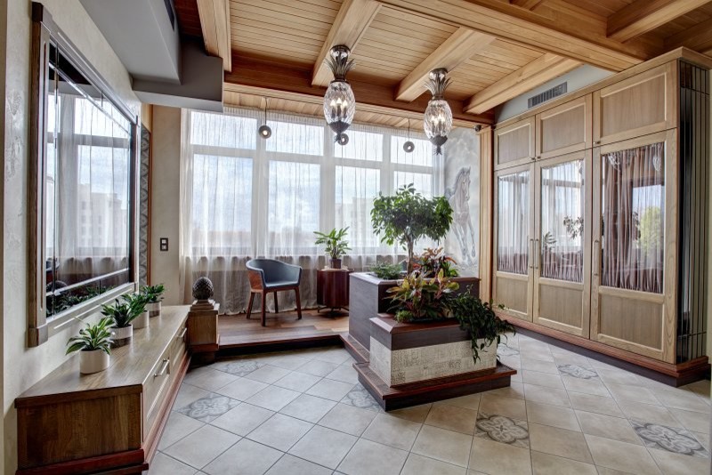 Квартира в стиле  загородного Шале