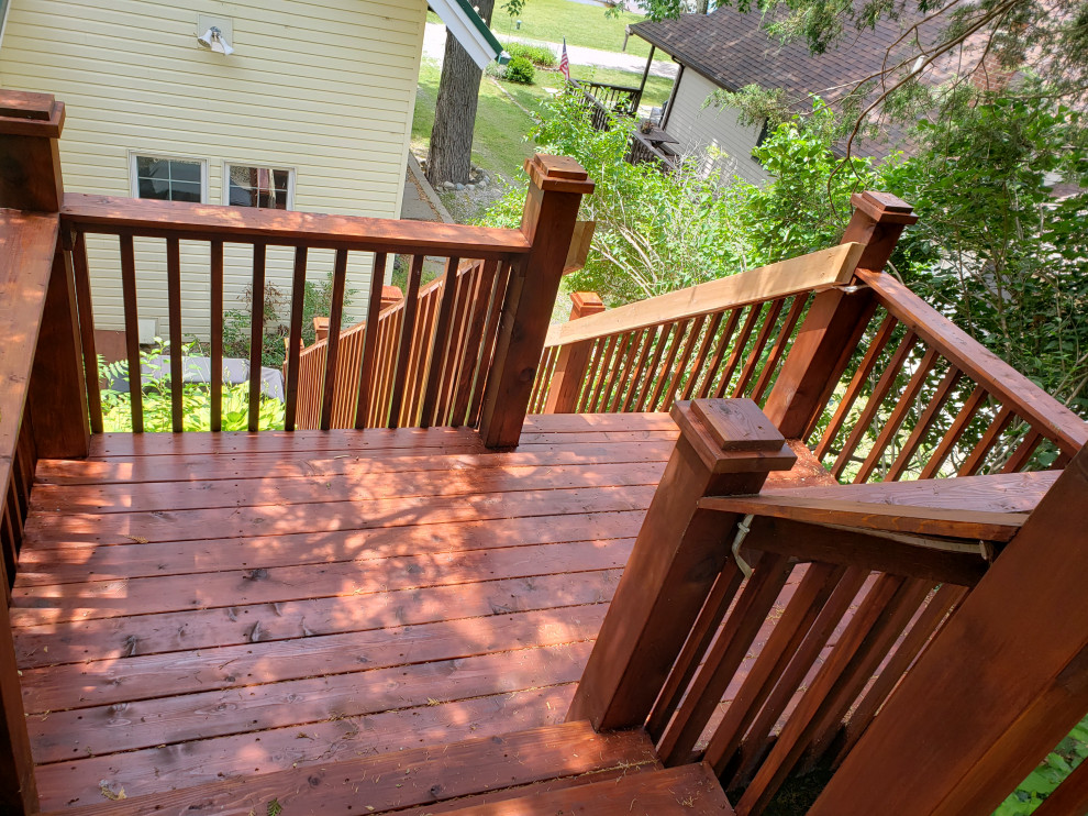 Irish Hills MI - Lake House Deck & Hill Side Steps